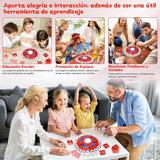 Juego de Mesa Basta – Juego de Palabras Rápidas en Español, Aprendizaje Interactivo para Niños y Adultos, Ideal para Fiestas, Reuniones Familiares y Educación – JC002
