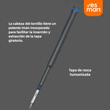 44 en 1 Juego de Destornilladores de Precisión, Mini Destornillador Magnético con Caja de Almacenaje, Herramienta de Reparación de Acero para Computadoras, Cámaras, Teléfonos, Relojes y Gafas - HM001