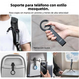 Soporte magnético de trípode para iPhone - Maglock de aluminio para teléfono inteligente, mini trípode de bolsillo, soporte para teléfono celular, imán fuerte, montaje rápido, compatible