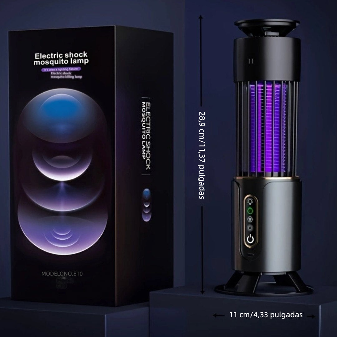 Lámpara Asesina de Mosquitos Recargable por USB 2-en-1, Versátil para Colgar o Colocar Horizontal - Ideal para Hogar, Oficina y RV - CL003