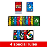 UNO Show 'em No Mercy – Edición Más Brutal del Clásico Juego de Cartas, Reglas Especiales y Cartas de Acción Extremas, Diversión para Niños y Adultos – JC001