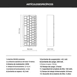 Teclado Bluetooth Plegable Mini con Soporte Magnético, Teclado Ergonómico y Silencioso, Recargable y Compatible con iPad, iPhone, Android, y Más KM006 - Yesmart
