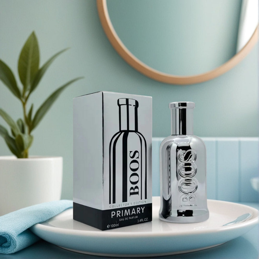 Perfume BOOS Primary Eau de Parfum 100 ml | Edición de Coleccionista | Aroma Duradero y Elegante – PS004