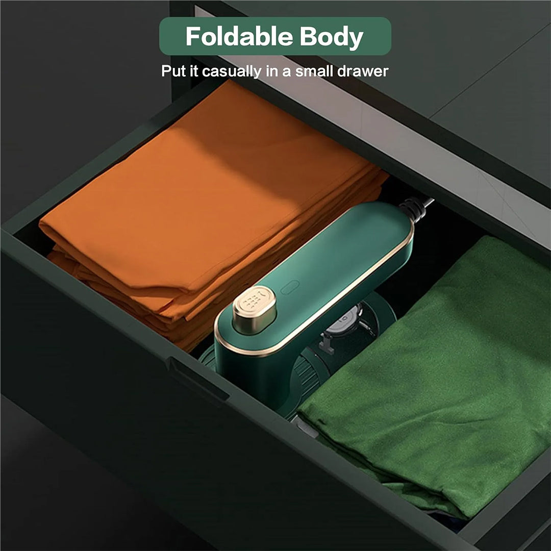 Plancha de Viaje Mini Portátil 3 en 1 con Base Anti-Quemaduras, Vapor Seco/Húmedo y 180° Rotación - Ideal para Ropa, Viajes y Hogar - PM001