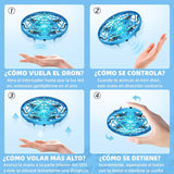 Juguete de Pelota Voladora – Spinner Volador 360° con Luces LED, Mini Drone Boomerang Recargable, Esfera Voladora de Control Manual con Sensores Inteligentes, Regalo para Niños – JC003