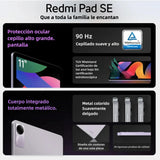 Xiaomi Redmi Pad SE Only WiFi 11” - 8GB RAM + 256GB ROM - Snapdragon 680 - 8MP Cámara - Dolby Atmos - Pantalla FHD 90Hz - Gris Grafito