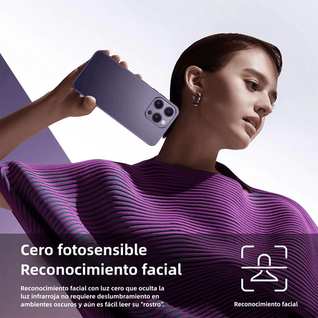 Teléfono inteligente Android 14, 3+64GB, 6.6" Pantalla, Cámara 240MP+80MP, Batería 4000mAh, Procesador Snapdragon -SP004 - Yesmart