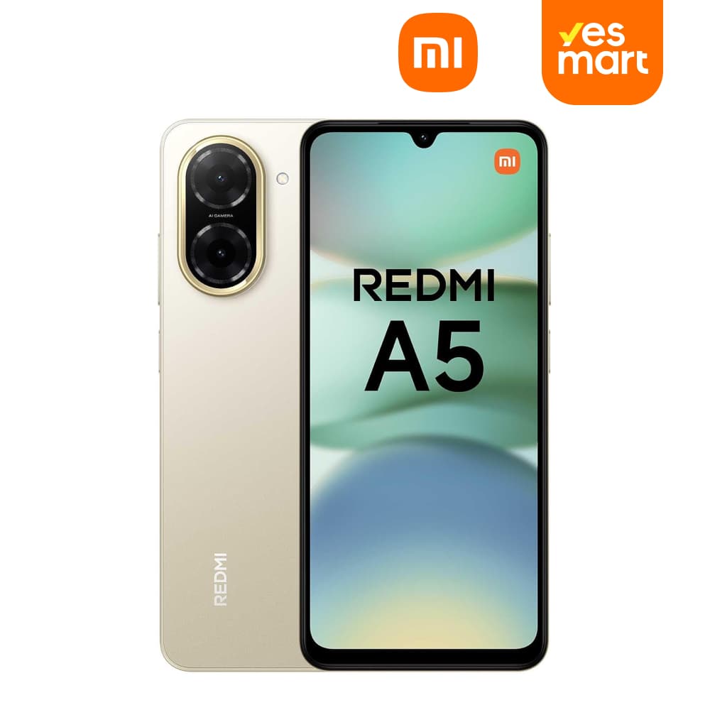 Xiaomi Redmi A5 Smartphone 4+128GB - Pantalla 6.88" HD+ 120Hz, Cámara Dual 32MP, Batería 5200mAh - Negro / Azul / Dorado
