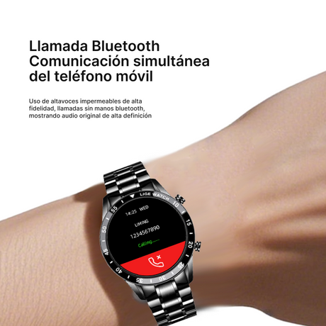 Reloj inteligente de Estilo Empresarial con Monitoreo de Salud y Modos Deportivos -SW018 - Yesmart