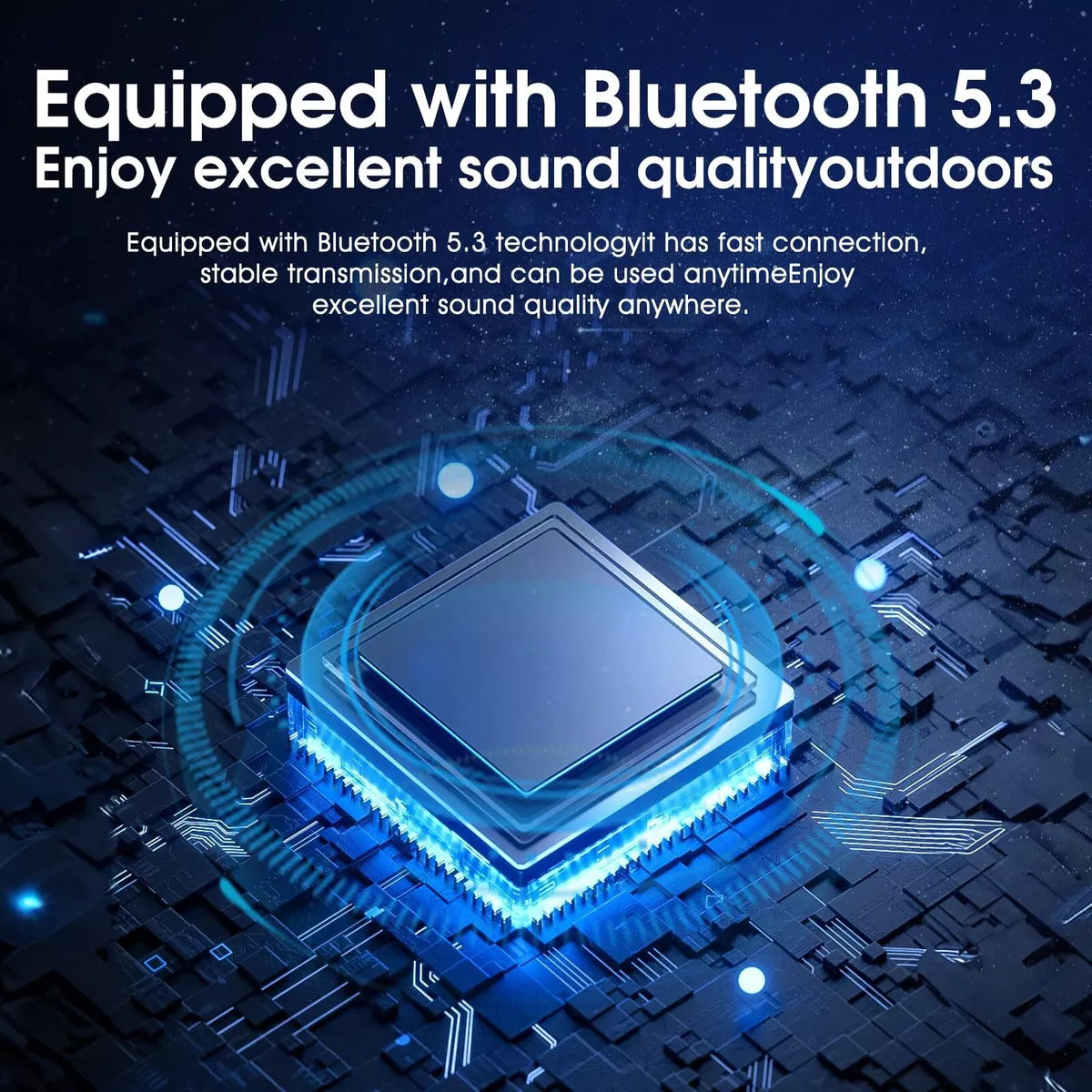 Altavoz Mini Altavoz Bluetooth con Graves Potentes, Luz RGB, Resistente al Agua IPX5, Montaje Magnético y Soporte para Teléfono -BS017 - Yesmart