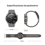 Reloj inteligente 1.46" AMOLED Monitor de Salud Asistente de Voz y de Larga Duración -SW006 - Yesmart
