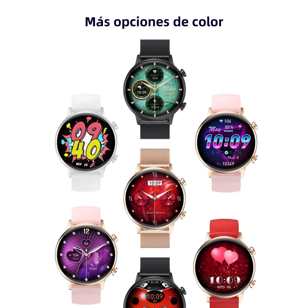 Reloj inteligente 1.1 pulgadas AMOLED mujer AI pantalla con NFC -SW008 - Yesmart