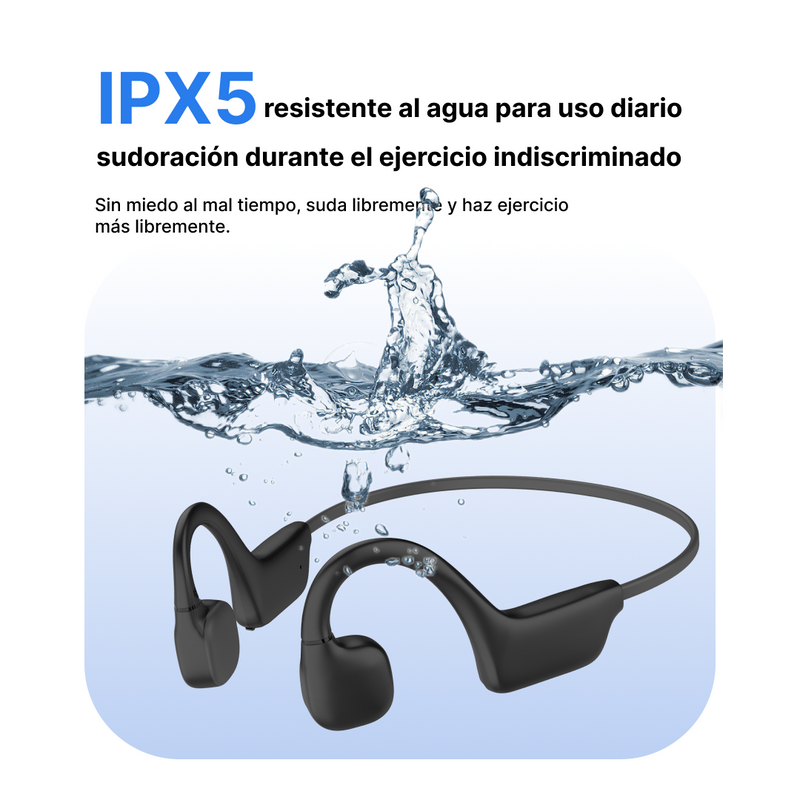 Auriculares Bluetooth de Conducción Ósea, Sonido Claro, IPX5, Batería Duradera y Diseño Ligero -BC003 - Yesmart