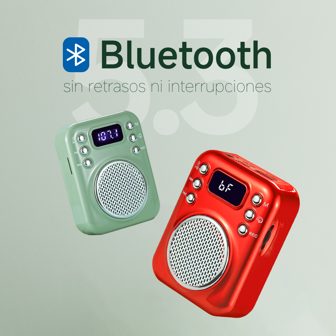 Altavoz Grabador de batería recargable extraíble bluetooth portátil Speaker box -BS005 - Yesmart