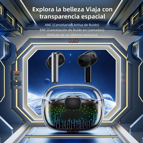 Auriculares ANC función de reducción de ruido bluetooth gaming  resistente al agua -BH018 - Yesmart