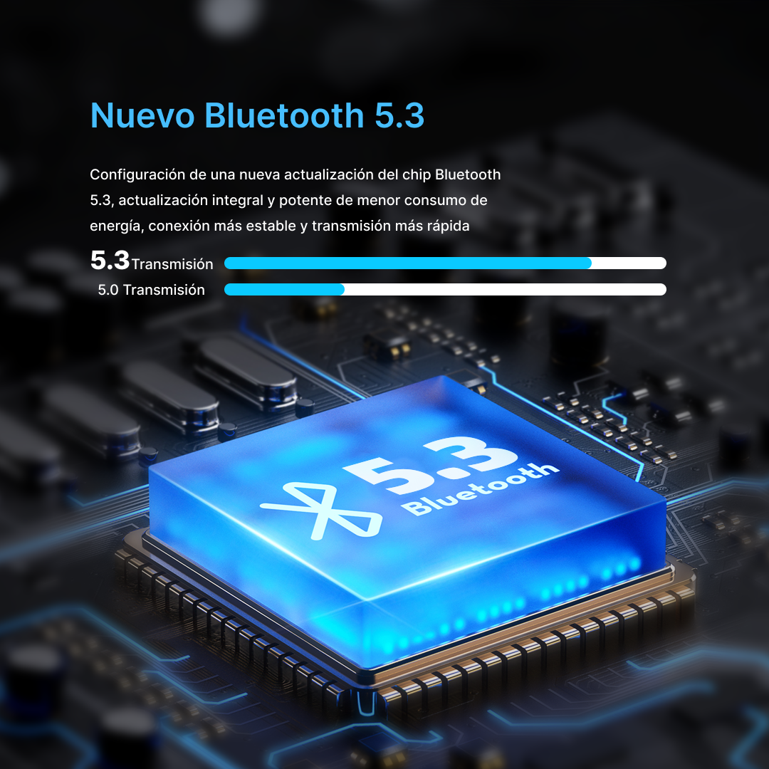 Auriculares Bluetooth con RGB, Conexión Inalámbrica y 21 Horas de Autonomía BH024 - Yesmart