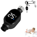 Termómetro Digital Inteligente y a Prueba de Agua para Ducha, Pantalla LED con Lectura de Temperatura en Fahrenheit y Celsius, Termómetro para Baño de Bebé y Uso en Cocina – JP002