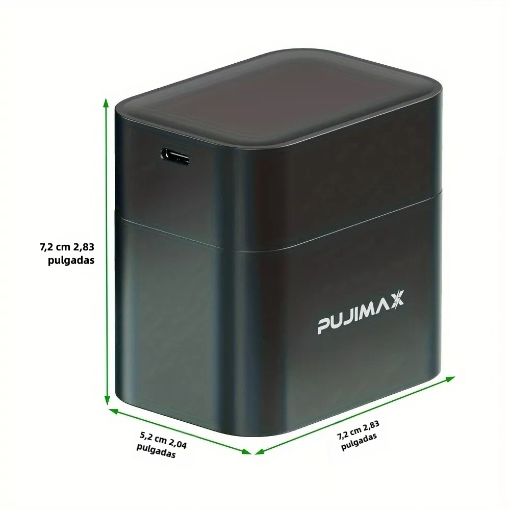 8 PACK Baterías Recargables AA 3400mWh 1.5V Li-ion + Caja de Carga Integrada PUJIMAX Cargador de Baterías Li-ion AA 1.5V BT002 - Yesmart
