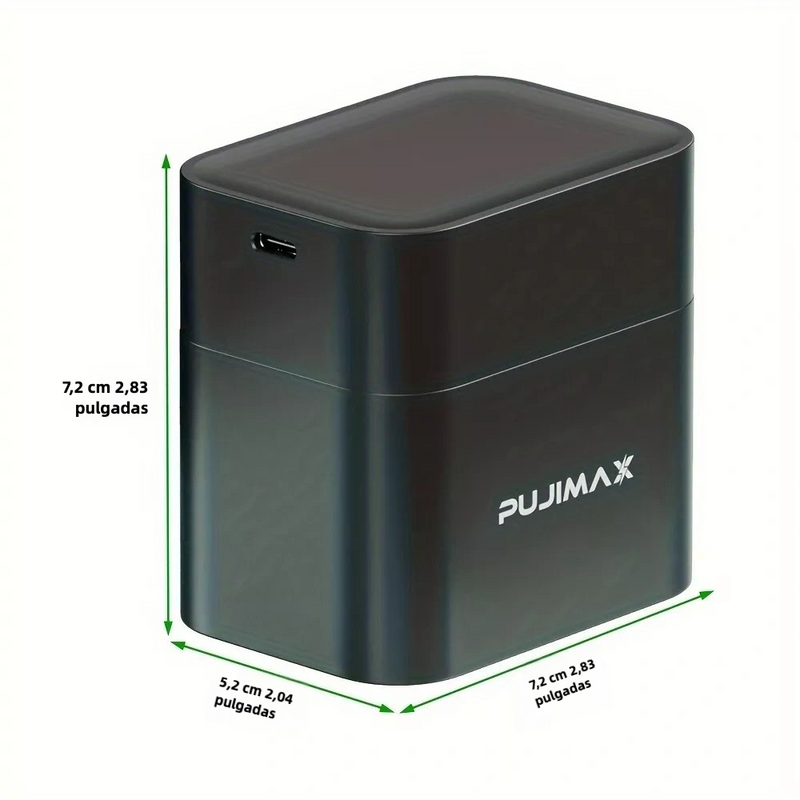 8 PACK Baterías Recargables AA 3400mWh 1.5V Li-ion + Caja de Carga Integrada PUJIMAX Cargador de Baterías Li-ion AA 1.5V BT002 - Yesmart